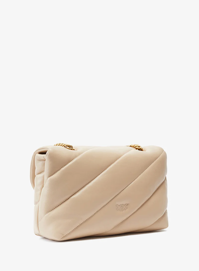 بينكو Logo Detail Top Handle Shoulder Bag